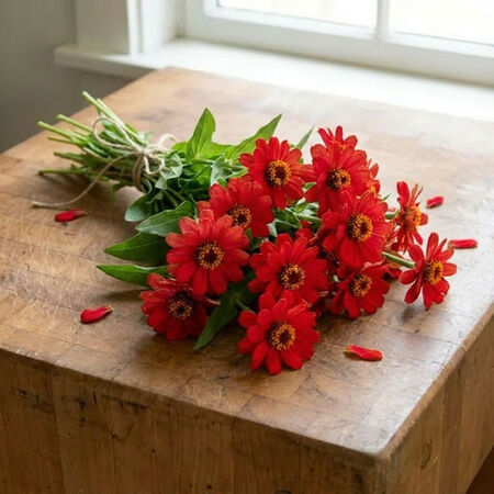 Red Profusion, Zinnia Seeds - Packet image number null